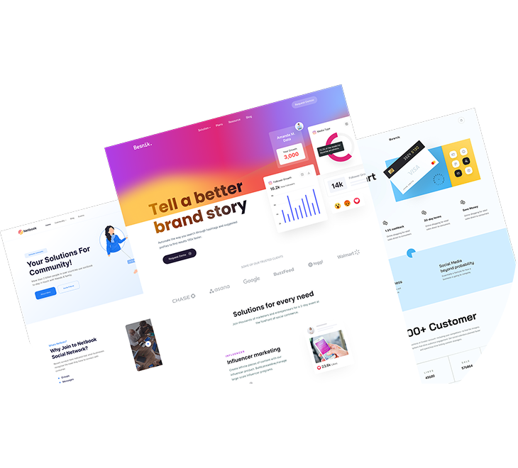 Ejemplos de páginas web